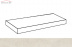 Плитка Italon Миллениум Пьюр ступень угловая левая (33x160)